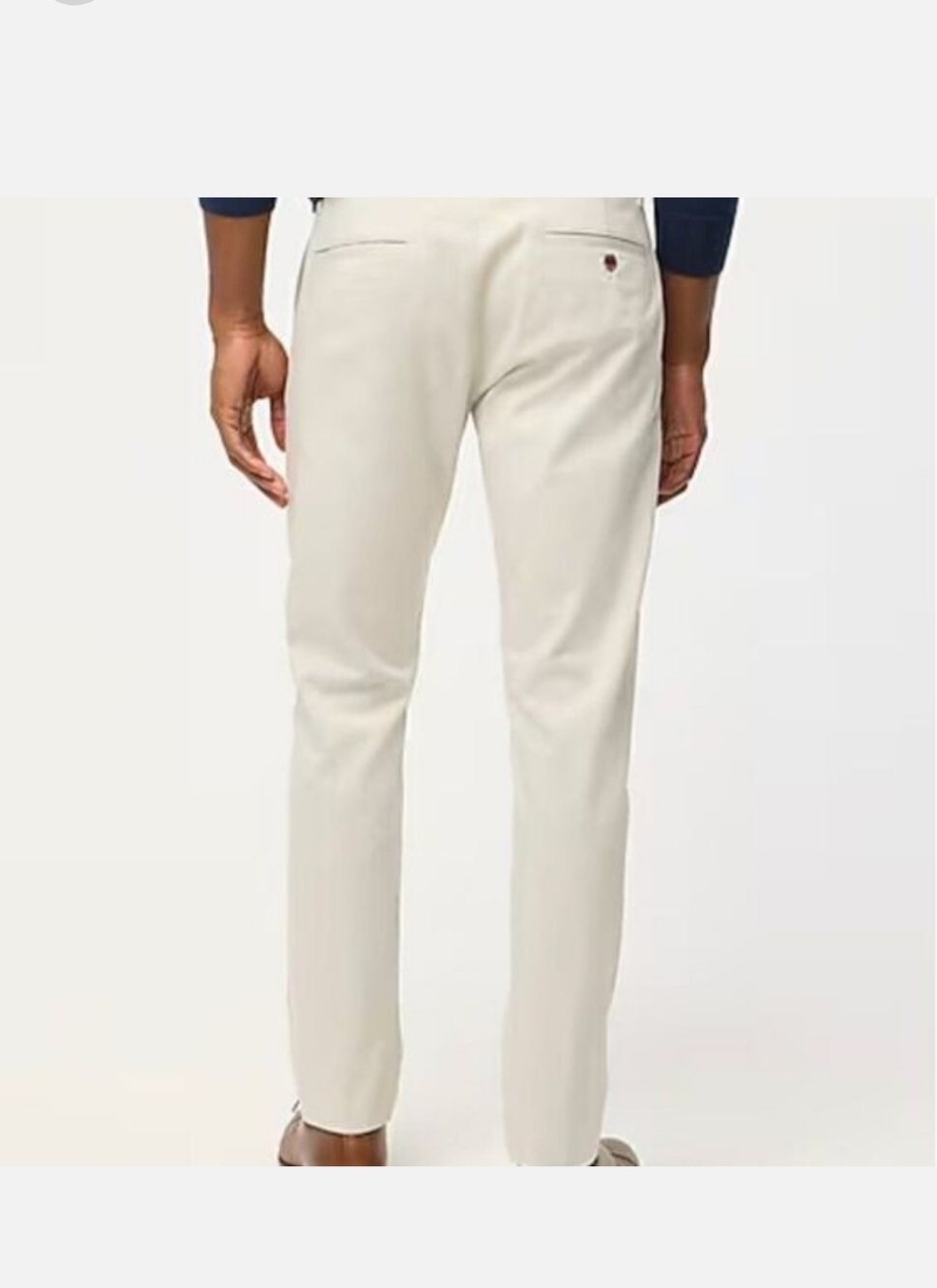 New J.crew H3167 40 32 stone Slim-fit flex chino pant Slim - Picture 3 of 4